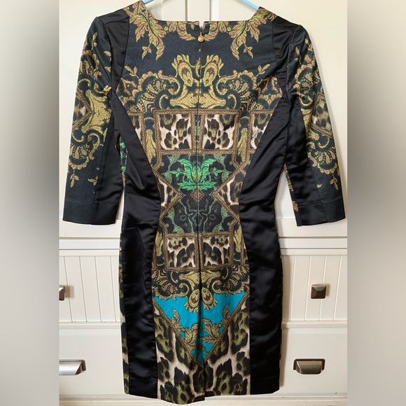Just CAVALLI DRESS MINI COCKTAIL SIZE 38 EU 6 US 😍 - Picture 3 of 12